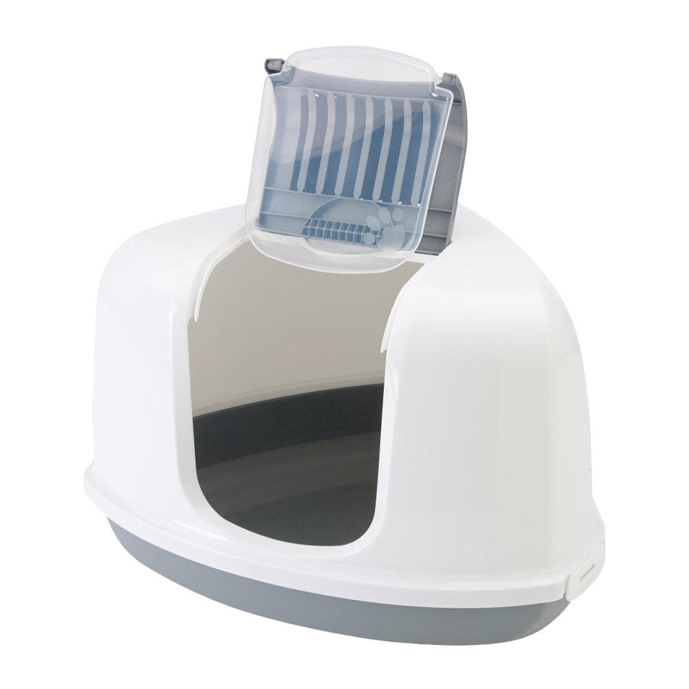 Nestor hjørnetoalett for katter - 58,5 x 45,5 x 40 cm