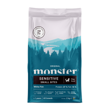 Monster Dog Original Sensitive Hvit Fisk Småbiter 2 kg