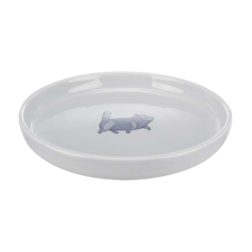Skål Fat Cat lav/bred keramikk - 0,6 l