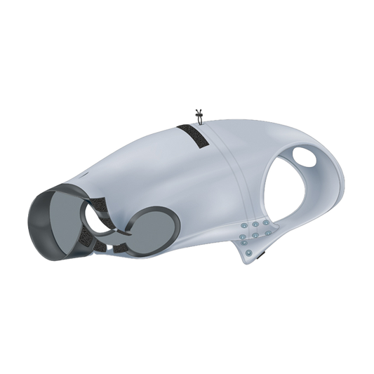 Beskyttende bodysuit grå