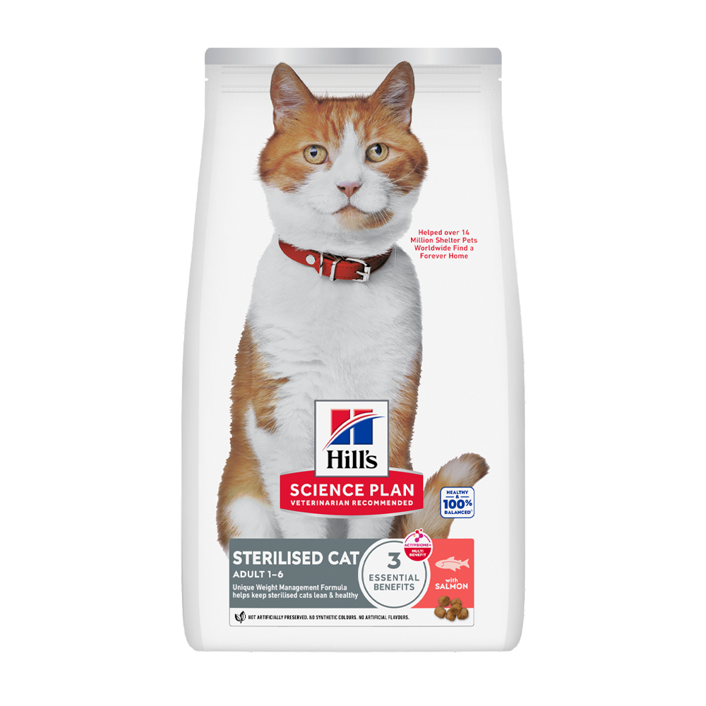 Science Plan Feline Voksen Sterilisert Laks - 7 KG