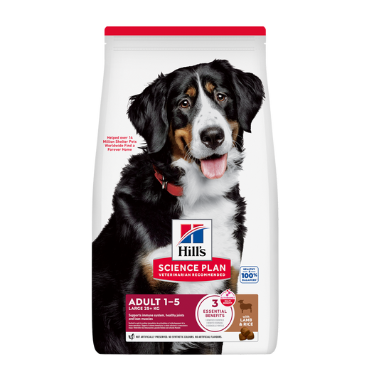 Science Plan Canine Adult Large Breed Lam &amp; Ris - 12 kg