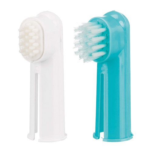 Tannbørstesett for fingertupper - 6 cm
