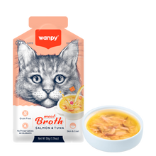 Wanpy Cat Kjøttkraft Tunfisk &amp; Laks - 50 G