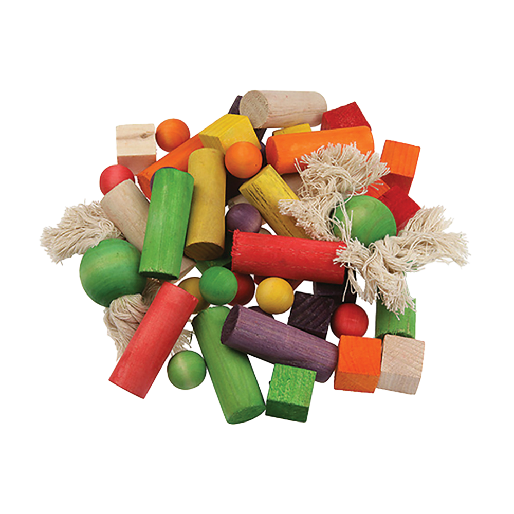 Träklossar - Fågelleksak | Endast 209 kr! - Zoogiganten